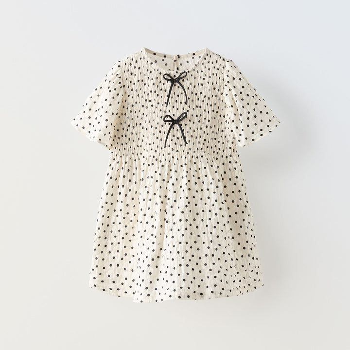 Moudda ZARA - Robe enfant imprimée pois, collection coquette - Tunisie 1