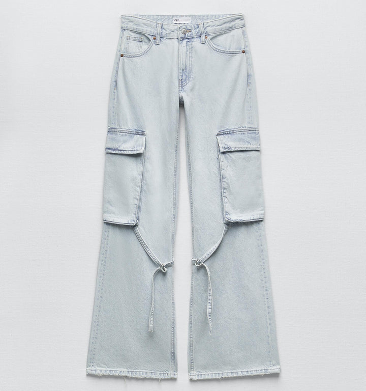 Moudda ZARA - Pantalon Wide Leg - Taille Croisée & Haute - Tunisie 1