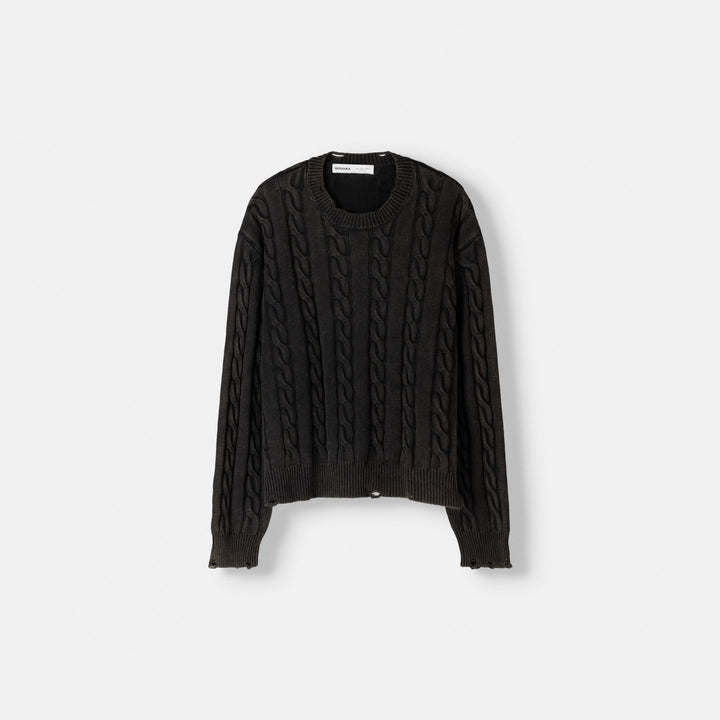 Moudda BERSHKA - Pull torsadé lavé - Tunisie 2