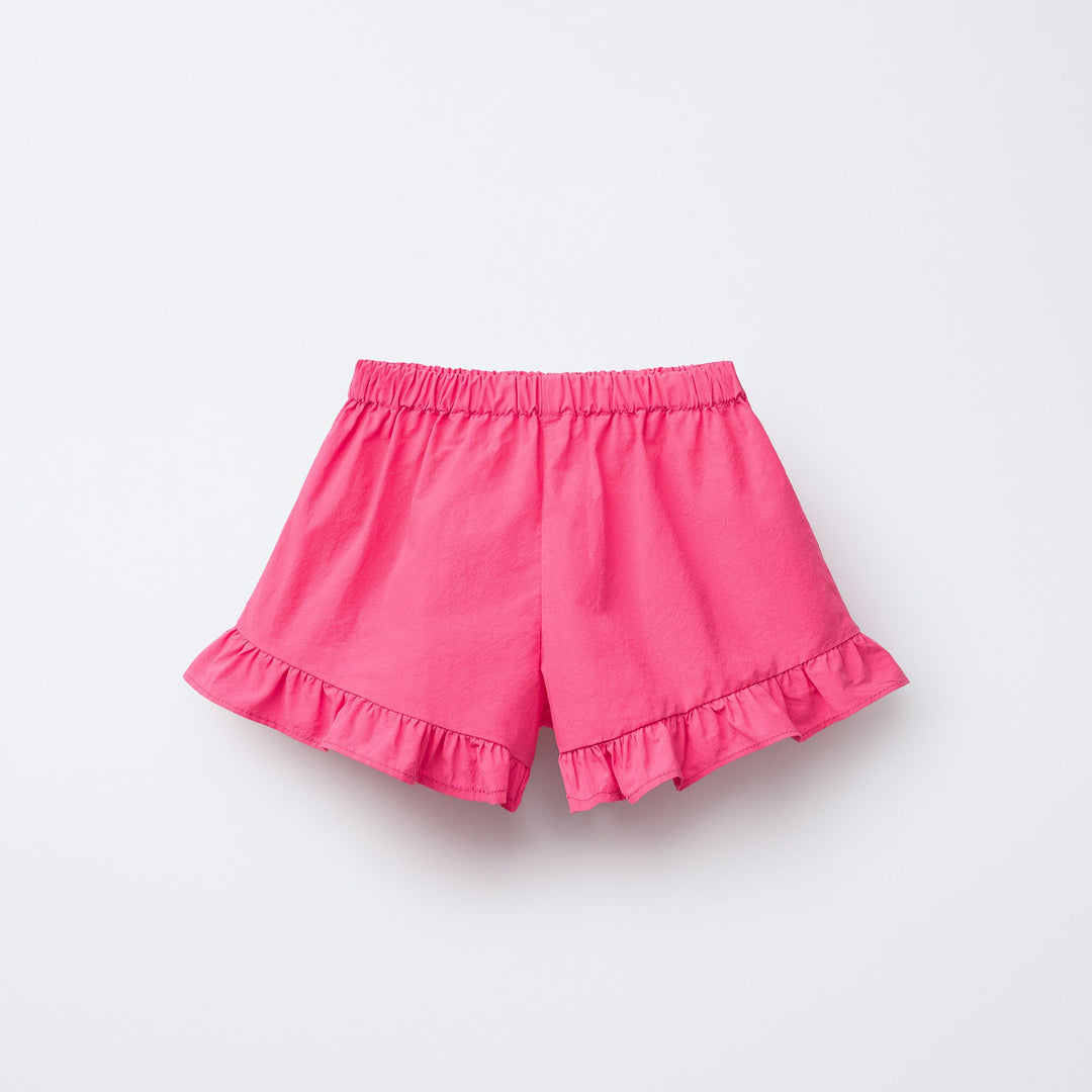 Moudda ZARA - Bermuda Enfant Fuschia - Popeline & Nœuds - Tunisie 1