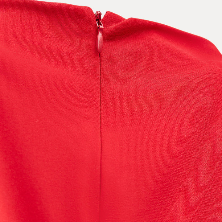 Moudda ZARA - Robe mi-longue drapée maille manches courtes col haut détail croisé - Tunisie 4