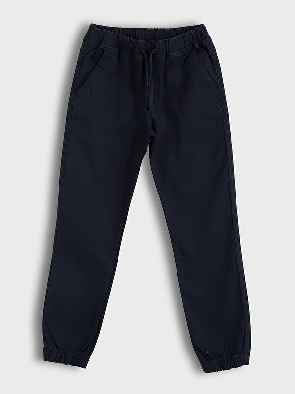 Moudda LC Waikiki - Pantalon tissé basique Garçon Bleu marine foncé - Tunisie 1
