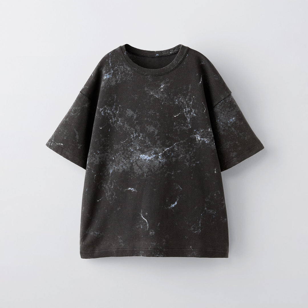 Moudda ZARA - Pull maille coupé dégradé imprimé tout-over - Tunisie 2