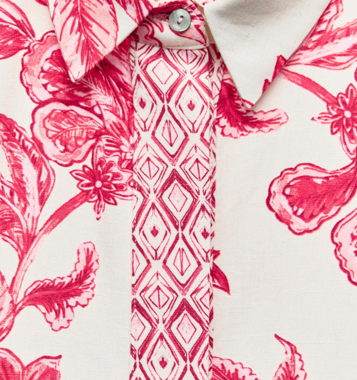 Moudda ZARA - Ensemble chemise imprimée florale avec motif grec, manches longues - Tunisie 1