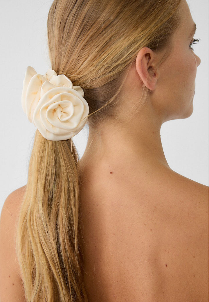 Moudda STRADIVARIUS - Élastique à Cheveux Maxi Double Fleur - Tunisie 3