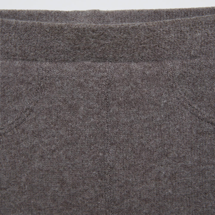 Moudda ZARA - Gris moyen – pantalon évasé surpiqûres toucher doux - Tunisie 3