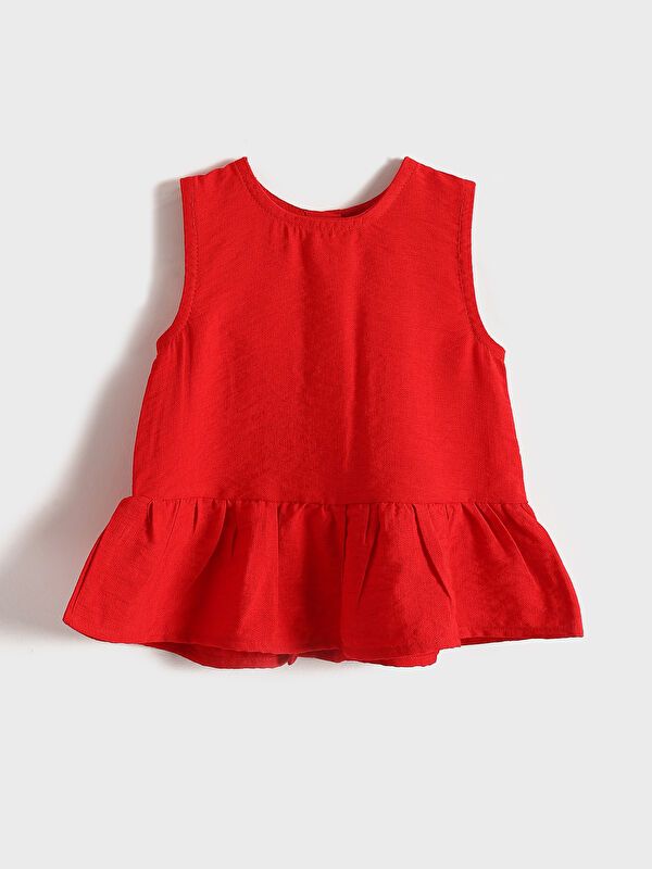 Moudda LC Waikiki - Chemise manches courtes en tissu pour Fille - Tunisie 2