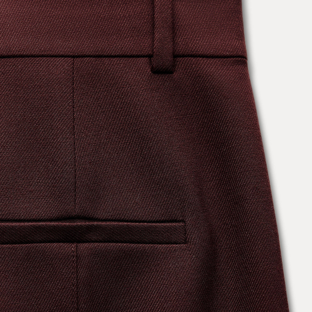 Moudda ZARA - Pantalon de Costume Évasé à Nervure - Tunisie 5