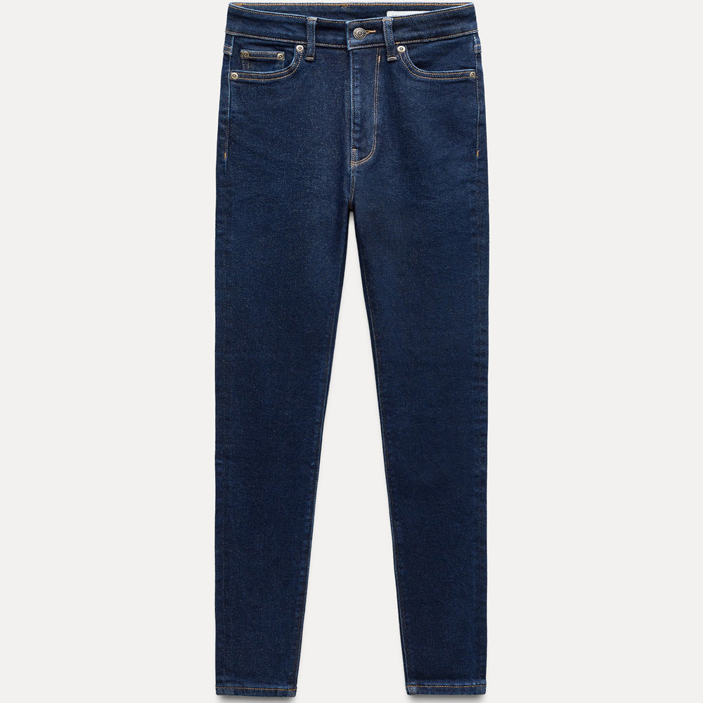 Moudda ZARA - Jean skinny taille haute indigo rinçé - Tunisie 2