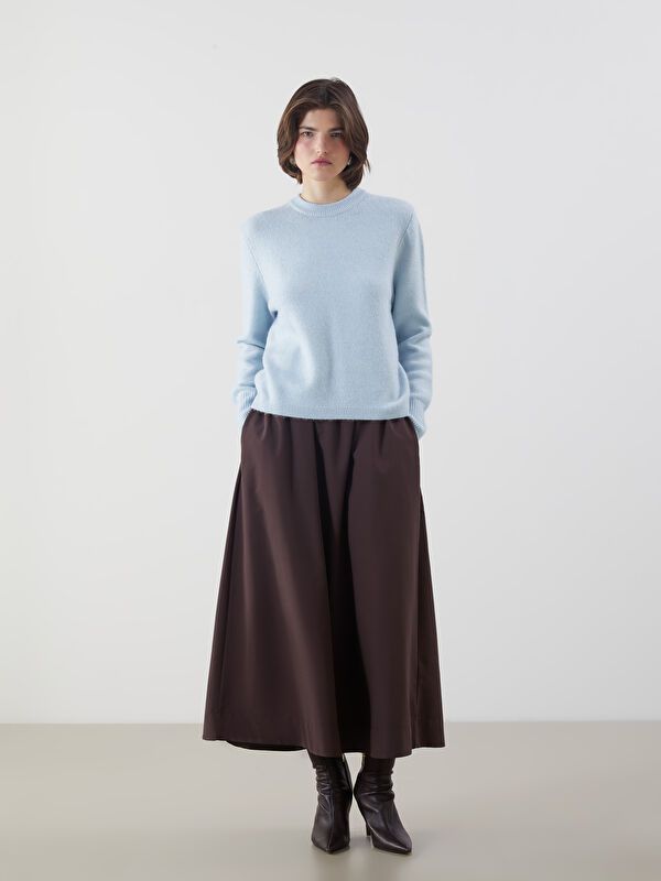 Moudda LC Waikiki - Pull tricot moyen Femme Bleu clair - Tunisie 2