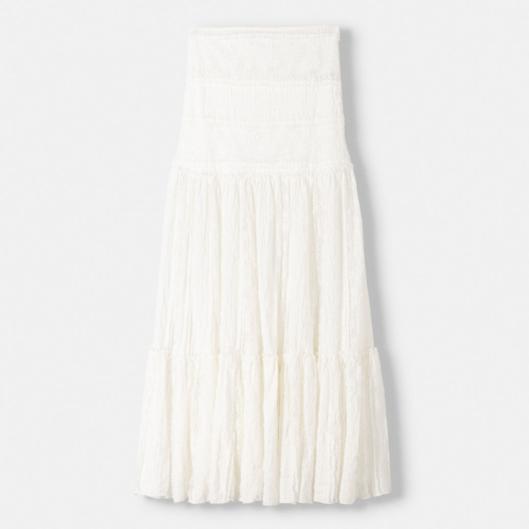 Moudda BERSHKA - Jupe mi-longue tissu rustique structuré - Tunisie 1