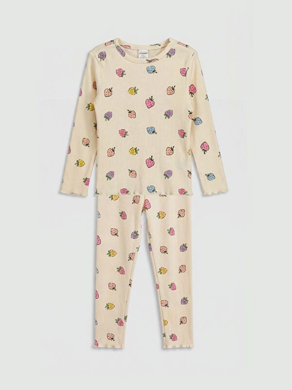 Moudda LC Waikiki - Pyjama manches longues en jersey mi-saison pour Fille - Tunisie 8