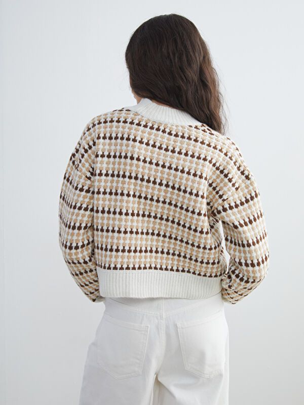 Moudda LC Waikiki - Pull en tricot Femme Chameau - Tunisie 4