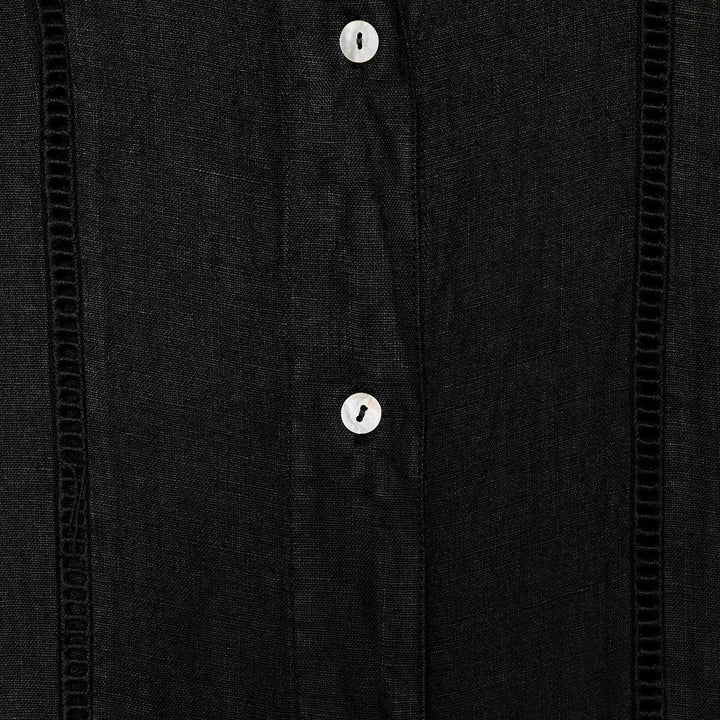 Moudda ZARA - Chemise Oversize Lin - Détail Entredos - Tunisie 3