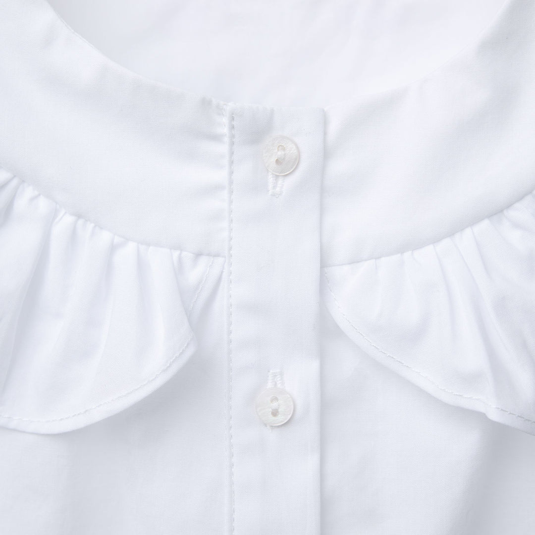 Moudda ZARA - Chemise Enfant - Manches Courtes, Canesu & Volant - Tunisie 3