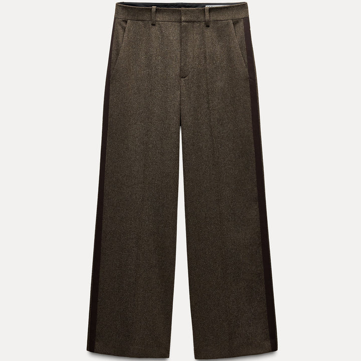 Moudda ZARA - Pantalon en Laine Shetland à Bande Latérale - Tunisie 1