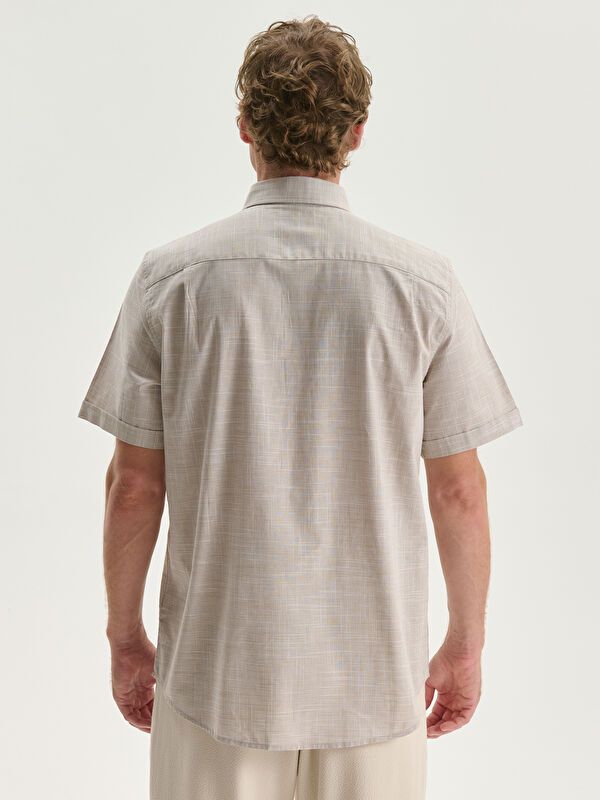 Moudda LC Waikiki - Chemise à carreaux manches courtes en tissu tissé pour Homme - Tunisie 4