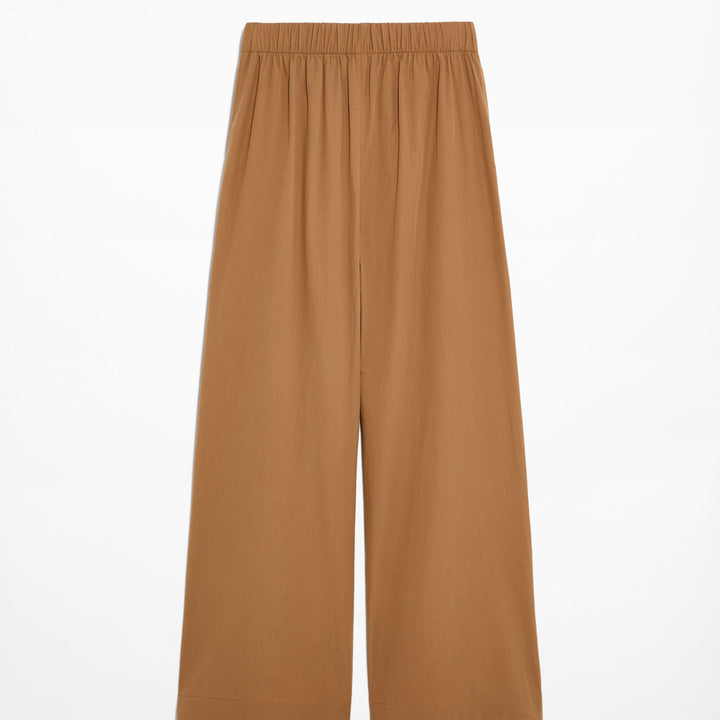 Moudda Oysho - Pantalon Jambe Large en Popeline - Tunisie 2