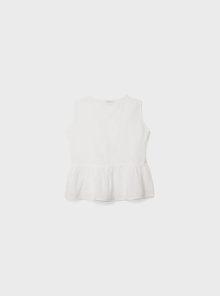Moudda STRADIVARIUS - Top Sans Manches Brodé avec Nœud - Tunisie 4