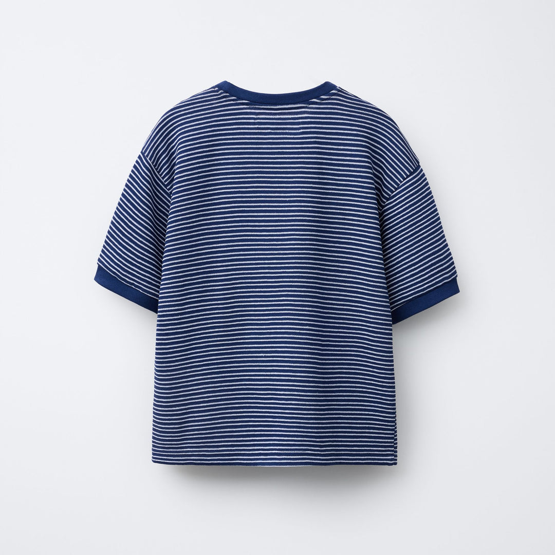 Moudda ZARA - T-Shirt - Maille Coupée & Jacquard Rayures - Tunisie 2