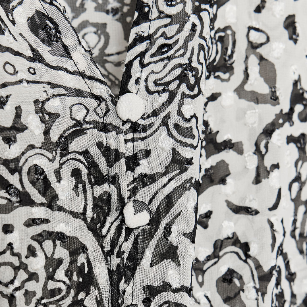 Moudda ZARA - Robe Mini Plumetis - Imprimé Paysley - Tunisie 3