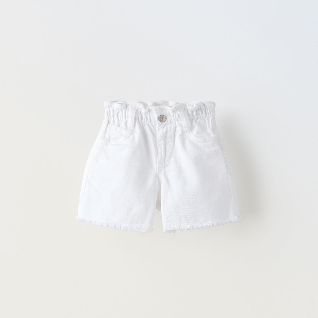 Moudda ZARA - Short paperbag sergé ourlet effiloché - Tunisie 1