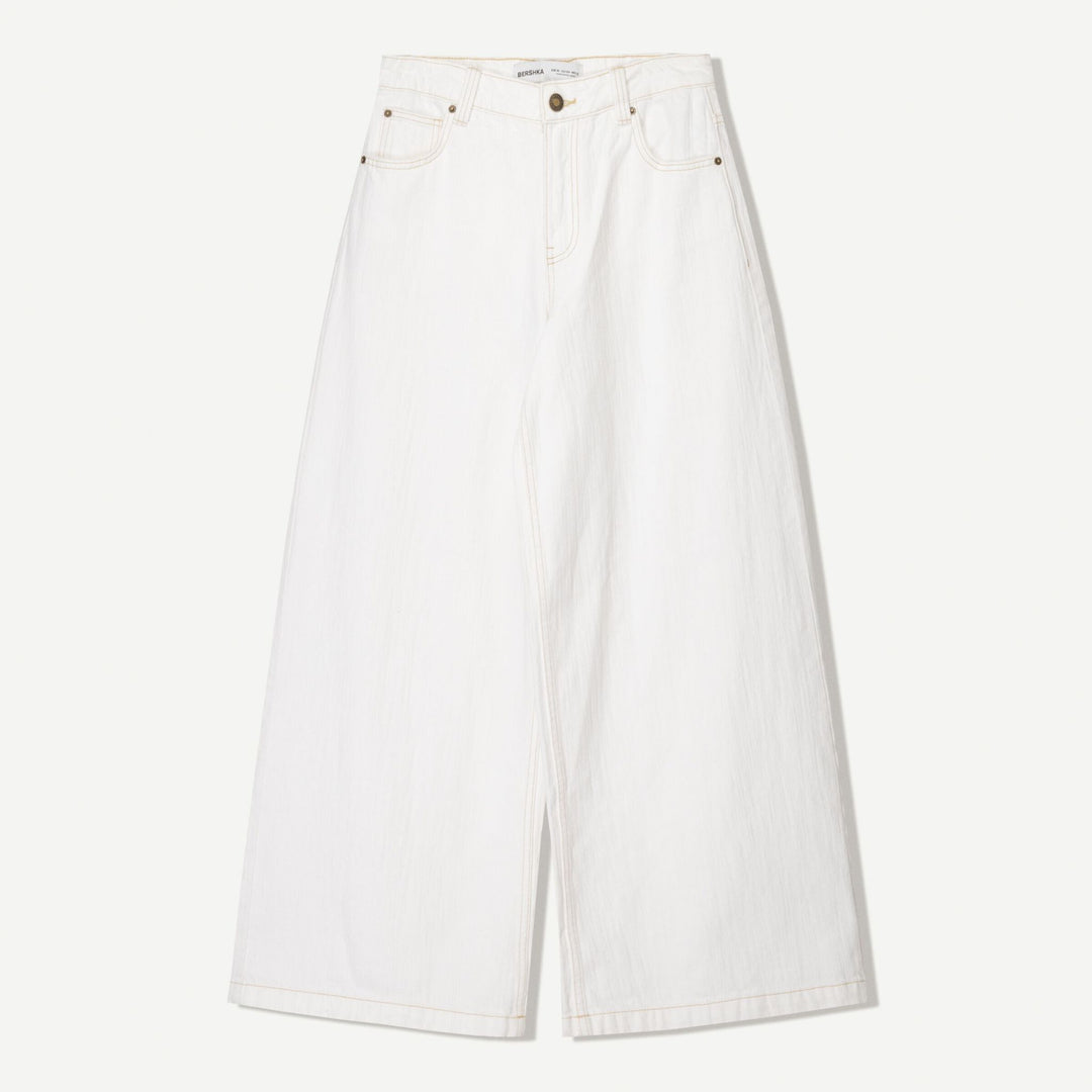 Moudda BERSHKA - Pantalon Coton - Wide Leg - Tunisie 1