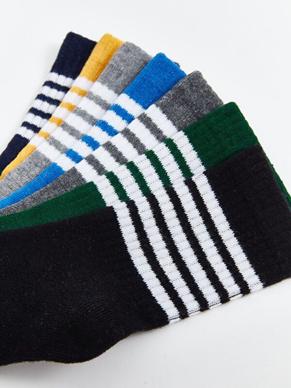 Moudda LC Waikiki - Chaussettes courtes Garçon Fil mélangé teint - Tunisie 3