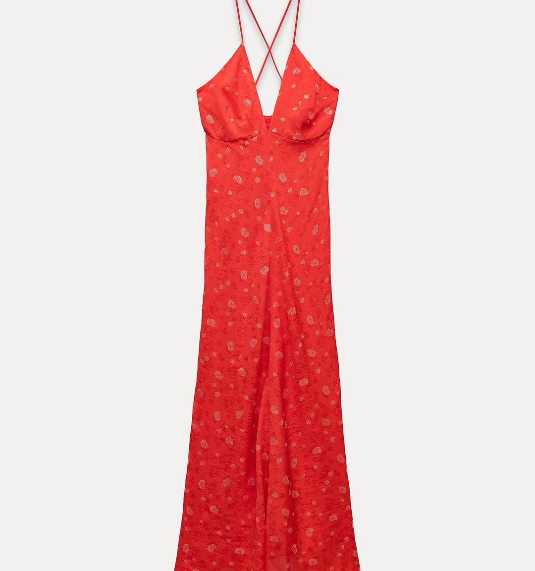 Moudda ZARA - Robe mi-longue fines bretelles plumetis - Tunisie 1