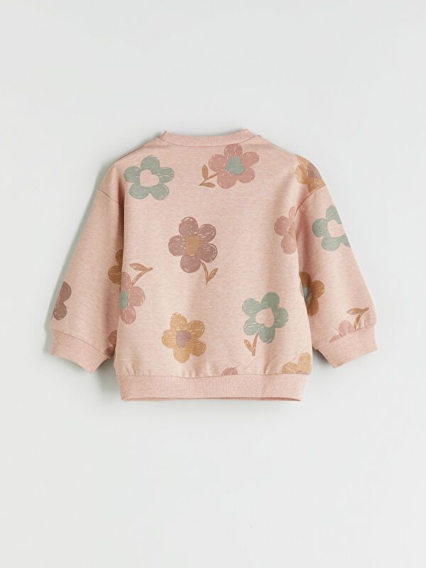 Moudda LC Waikiki - Sweatshirt en jersey Fille Crème imprimée - Tunisie 3