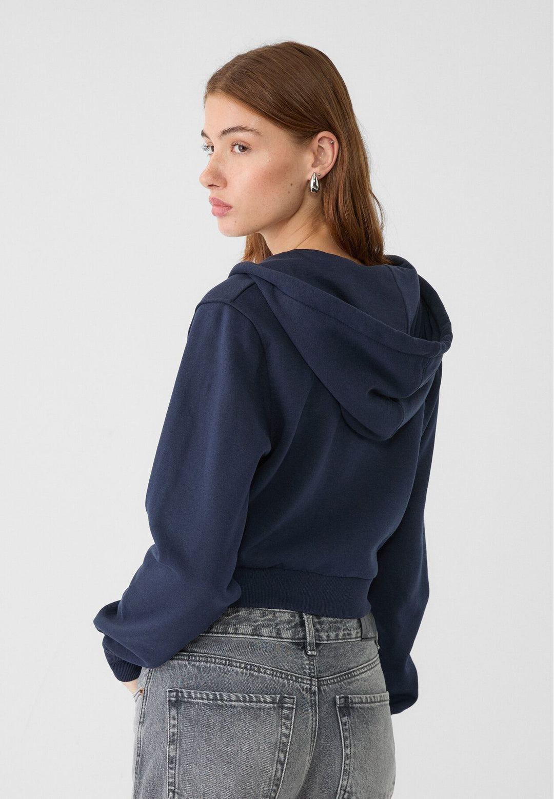 Moudda STRADIVARIUS - Sweat Crop à Fermeture Basique - Tunisie 5