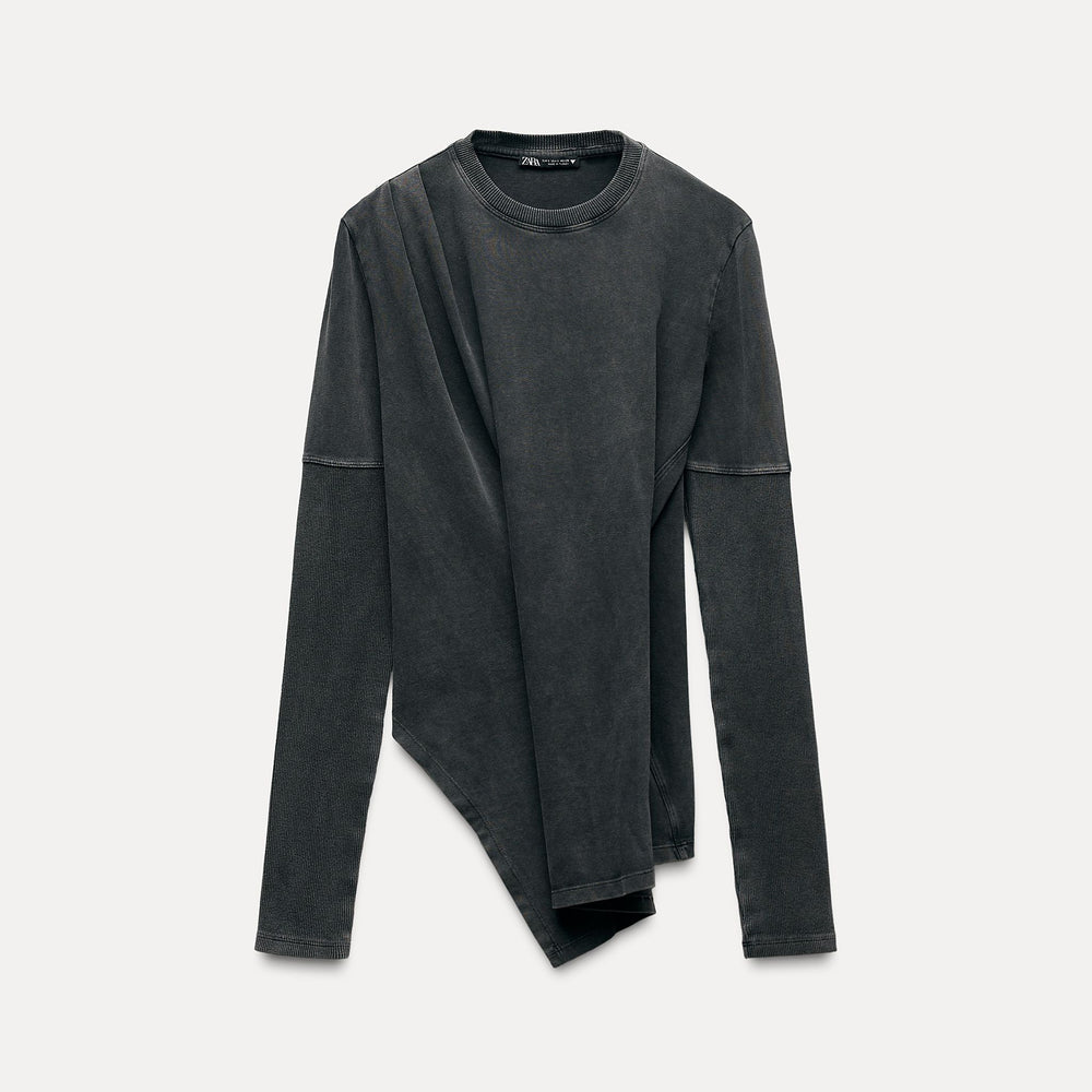 Moudda ZARA - Top Coton Épais à Plis - Tunisie 2