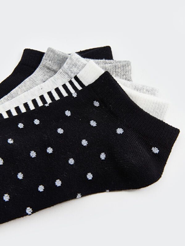 Moudda LC Waikiki - Chaussettes pour sneakers Femme Noir - Tunisie 3