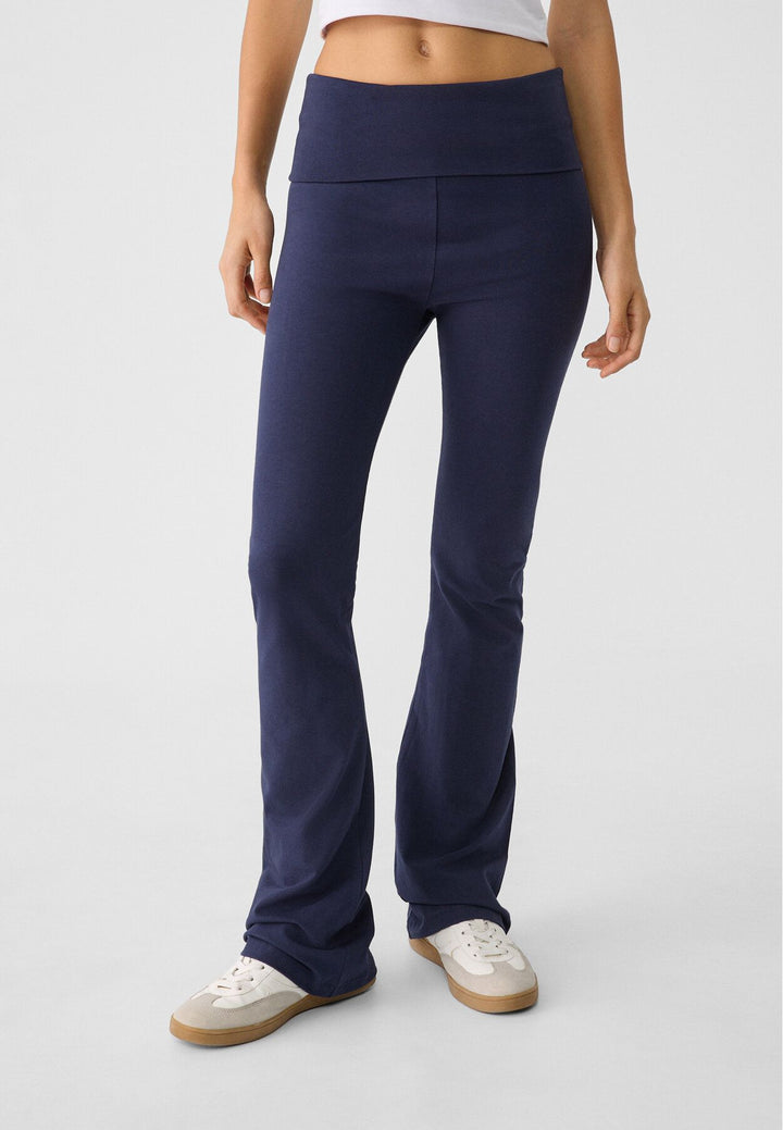 Moudda STRADIVARIUS - Legging Sport Flare avec Ceinture Revers - Tunisie 3