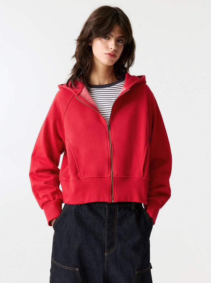 Moudda PULL & BEAR - Sweat Capuche - Côtes Larges & Rouge - Tunisie 2
