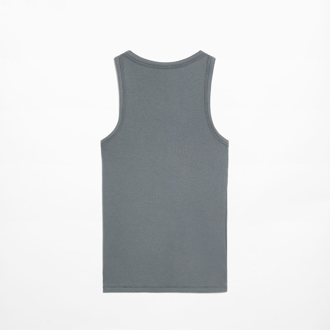 Moudda Oysho - T-Shirt Sans Manches Côtelé 2x2 - Tunisie 1