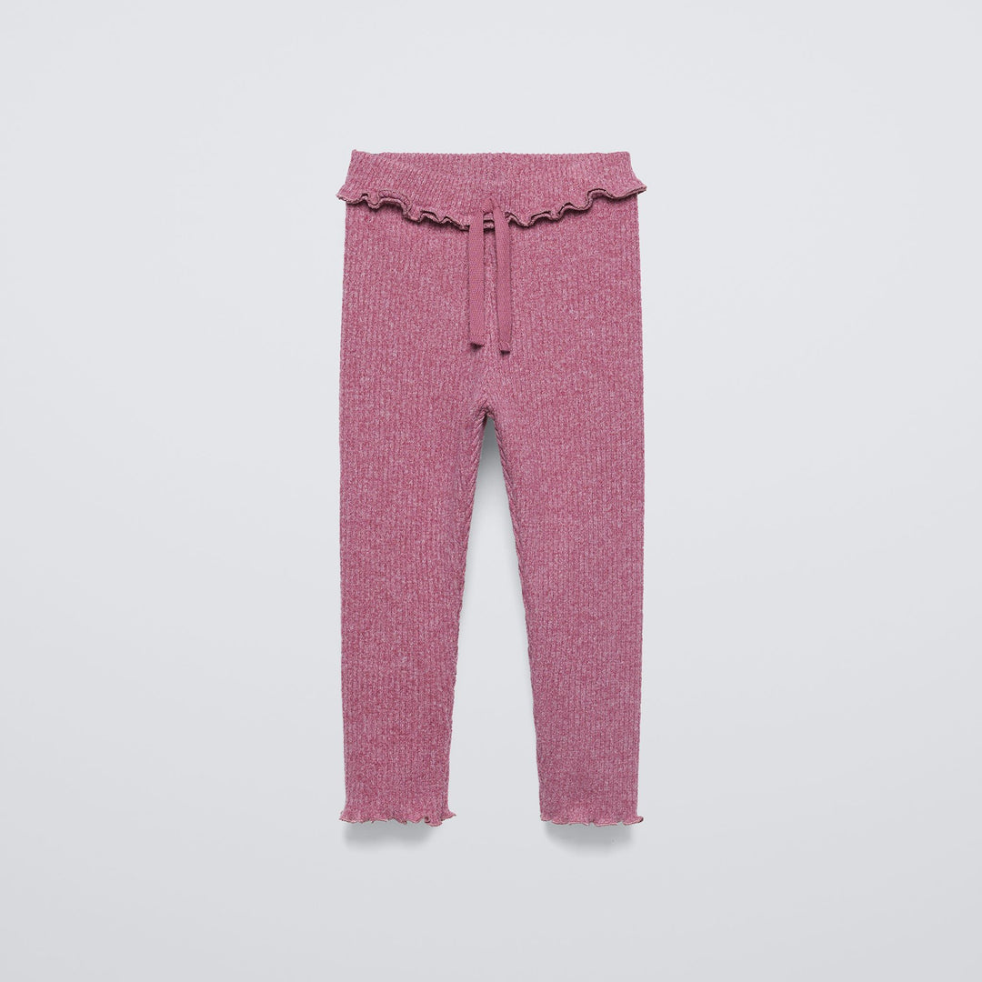 Moudda ZARA - Rose – legging côtelé toucher doux - Tunisie 2