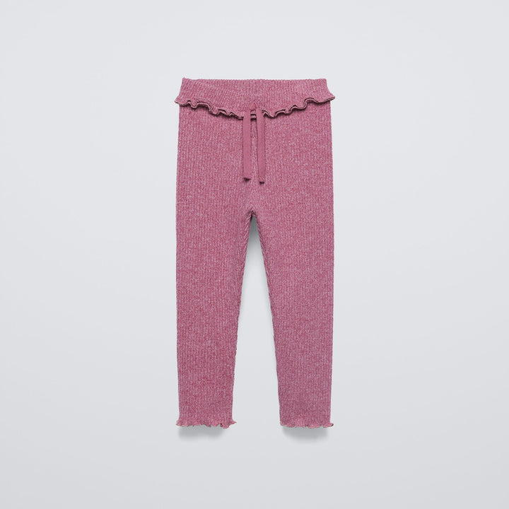 Moudda ZARA - Rose – legging côtelé toucher doux - Tunisie 2