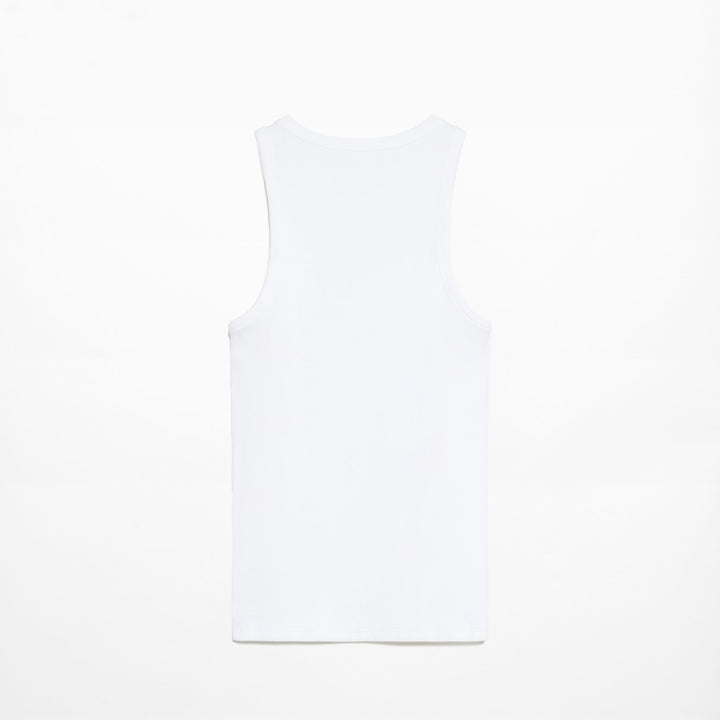 Moudda Oysho - T-Shirt Halter Modal Coton Blanc - Tunisie 1