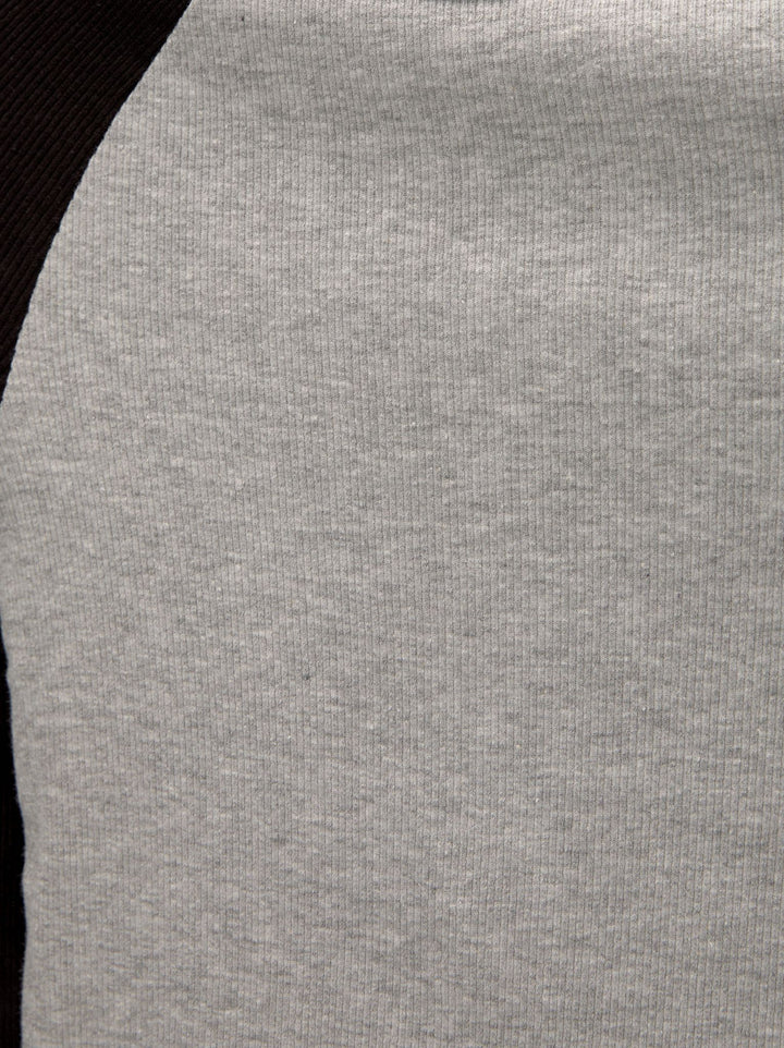 Moudda PULL & BEAR - T-Shirt Pacific Manches Raglan Gris Moyen - Tunisie 2