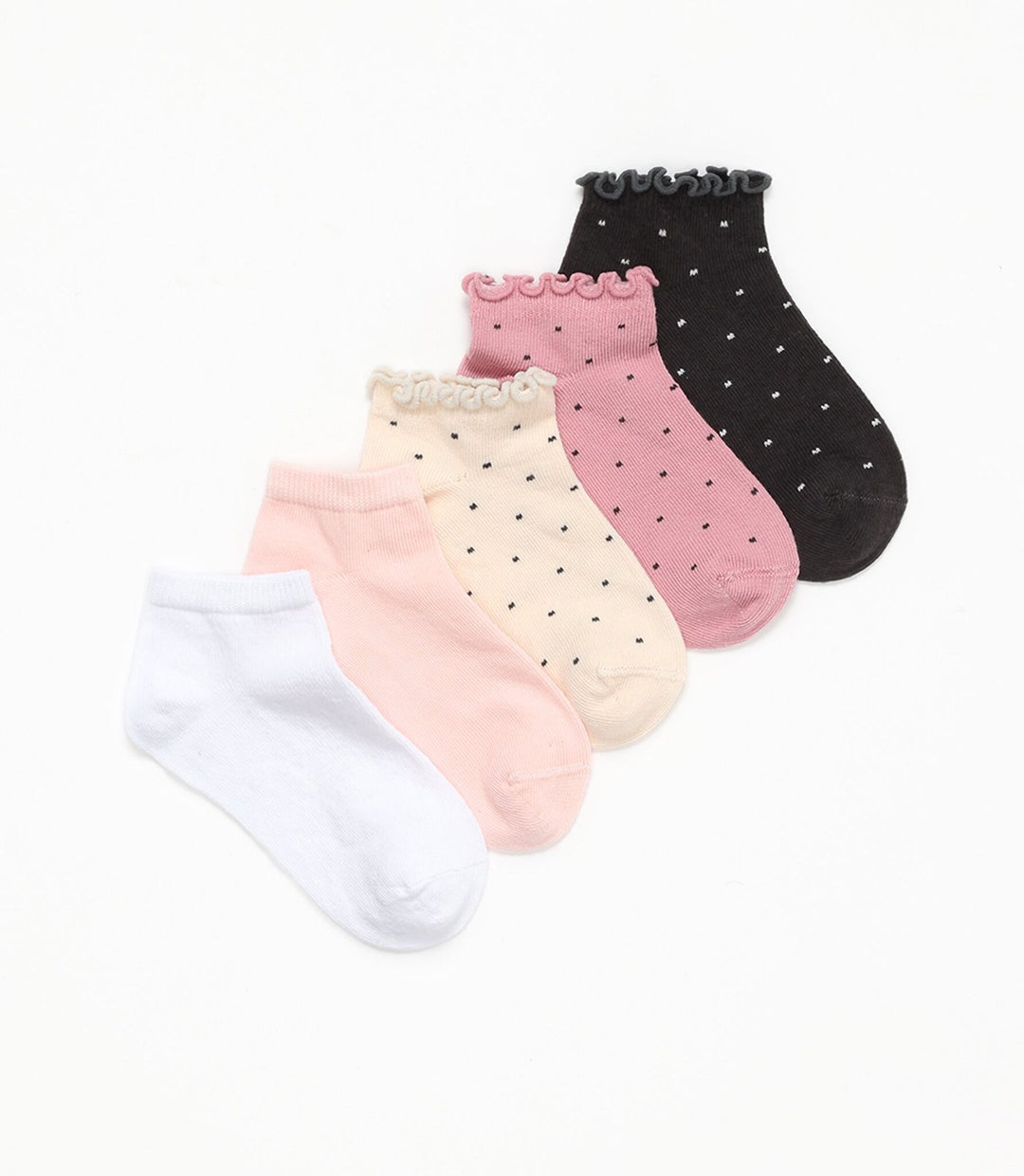 Moudda Lefties - Pack 5 Chaussettes Sport - Curling Dots - Tunisie 2