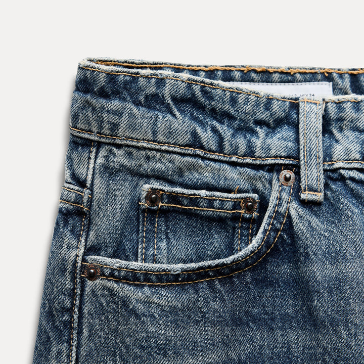 Moudda ZARA - Pantalon mom coupe nouvelle taille haute longueur classique - Tunisie 3