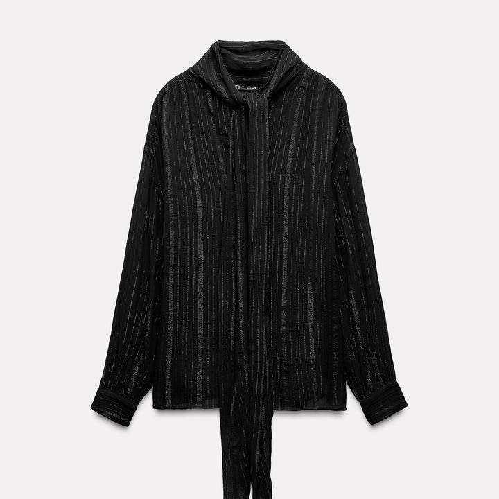 Moudda ZARA - Chemise manches longues foulard lurex - Tunisie 2