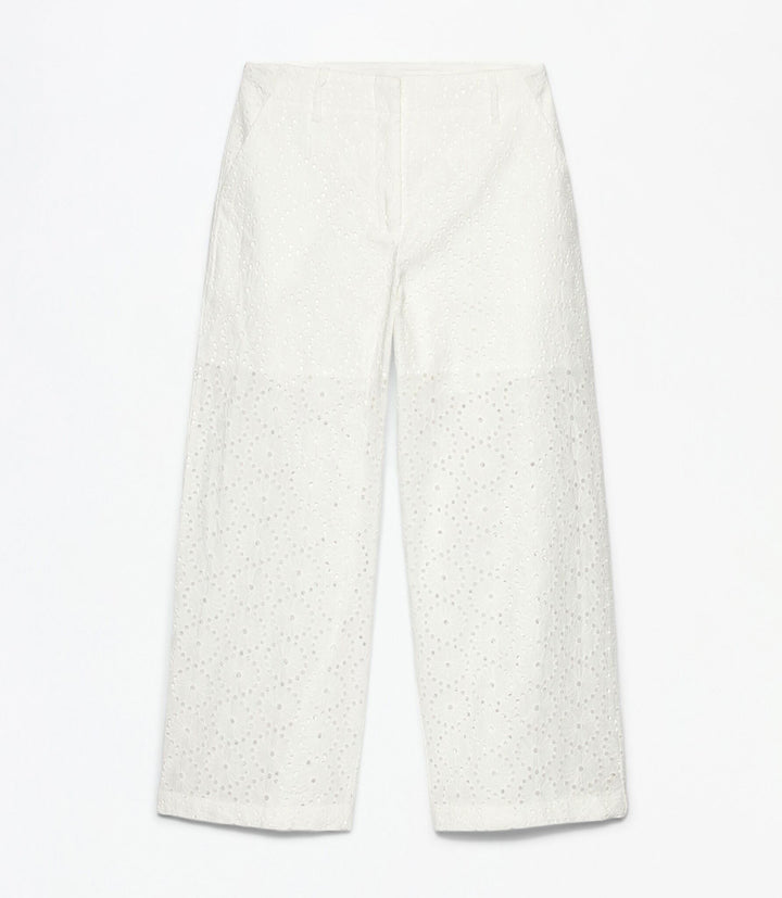 Moudda Lefties - Pantalon Culotte Schiffli - Collection Blanche - Tunisie 1