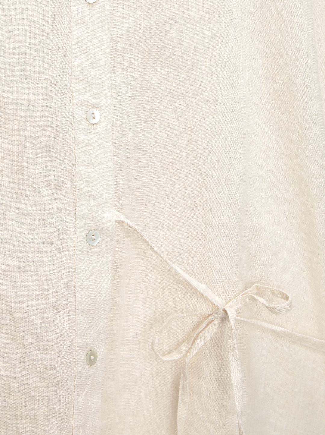 Moudda PULL & BEAR - Chemise Rustique Nœud Latéral 100% Lin - Tunisie 3