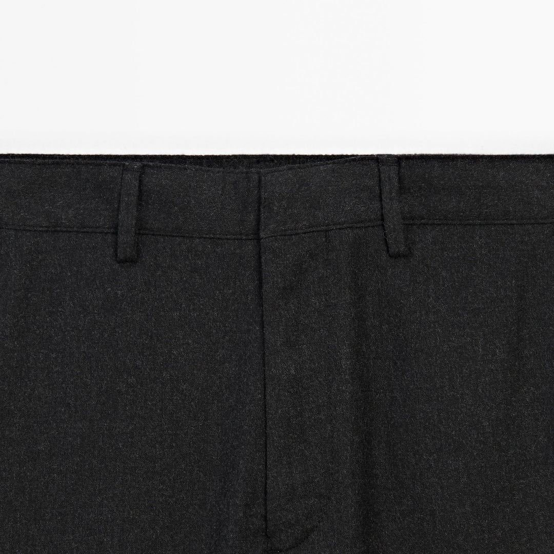 Moudda Massimo Dutti - Pantalon coordonné flanelle grise - Tunisie 4