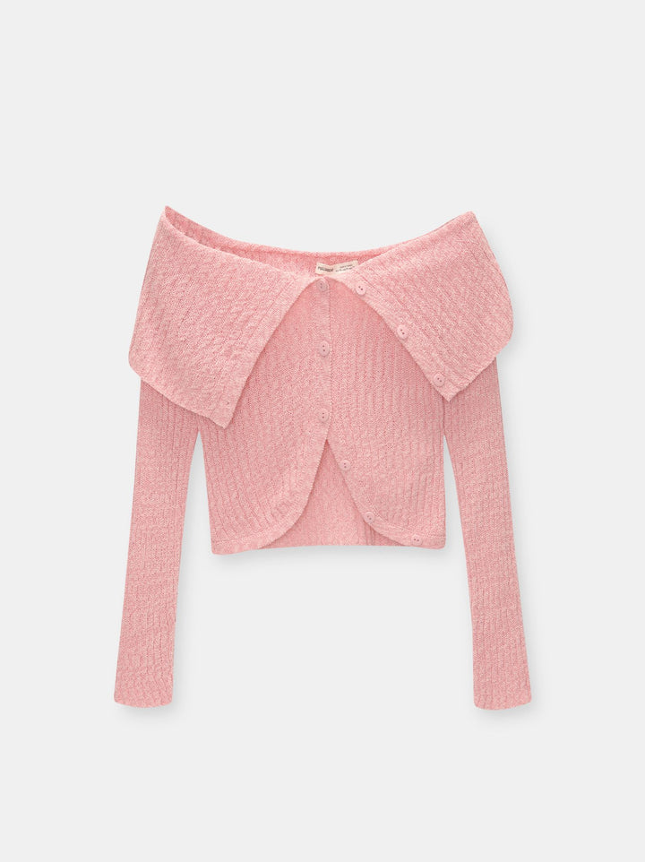 Moudda PULL & BEAR - Veste Côtelé Encolure Bardot - Tunisie 1