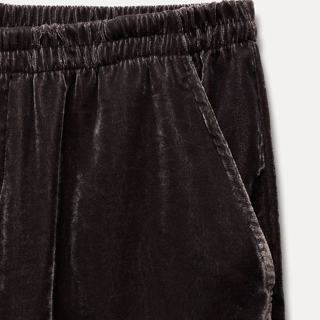 Moudda ZARA - Pantalon pyjama en velours, cordon à la taille – ensemble - Tunisie 3