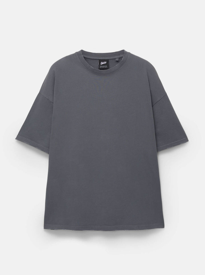 Moudda PULL & BEAR - T-Shirt - Boxy Destructuré - Tunisie 3