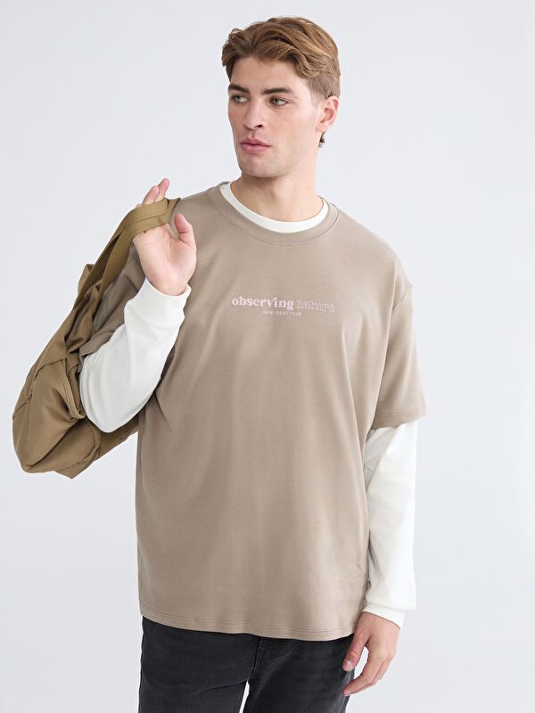 Moudda LC Waikiki - T-shirt imprimé manches courtes en jersey - Tunisie 5